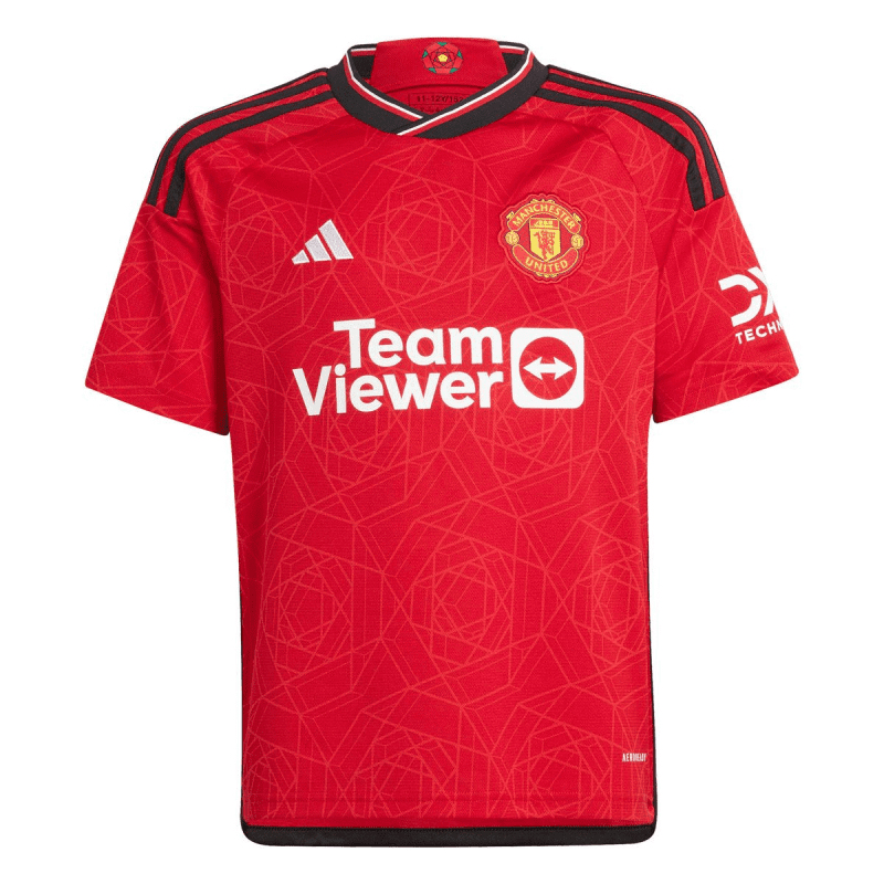 adidas manchester united youth home jersey 2023 24