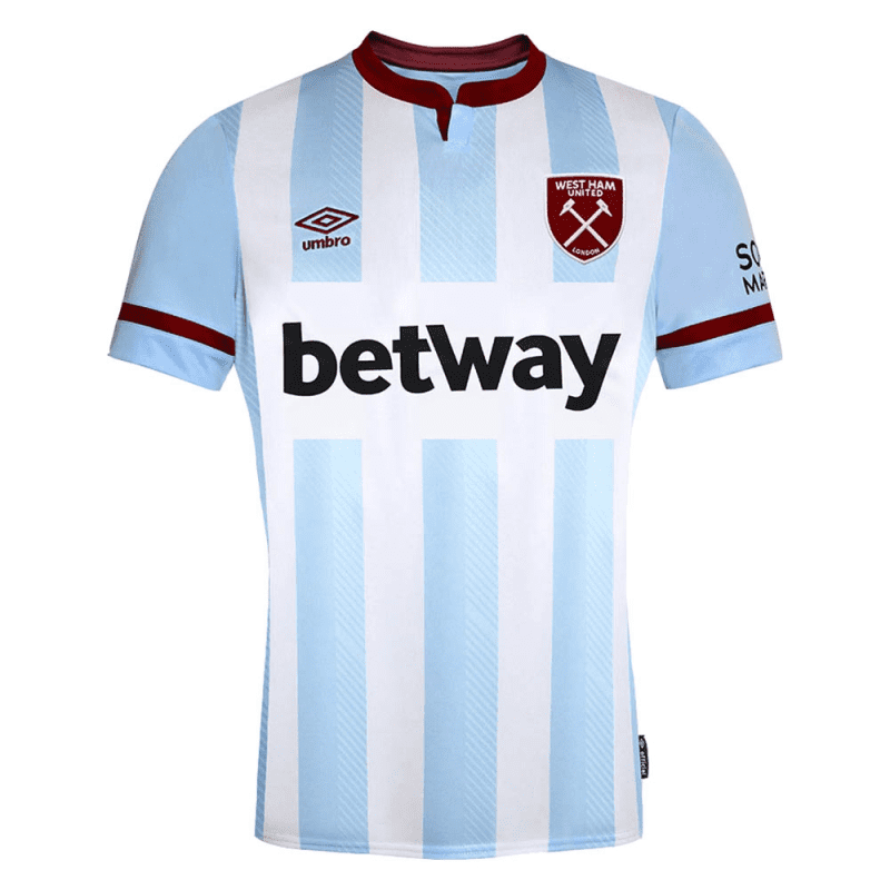 umbro west ham away jersey 2021 22